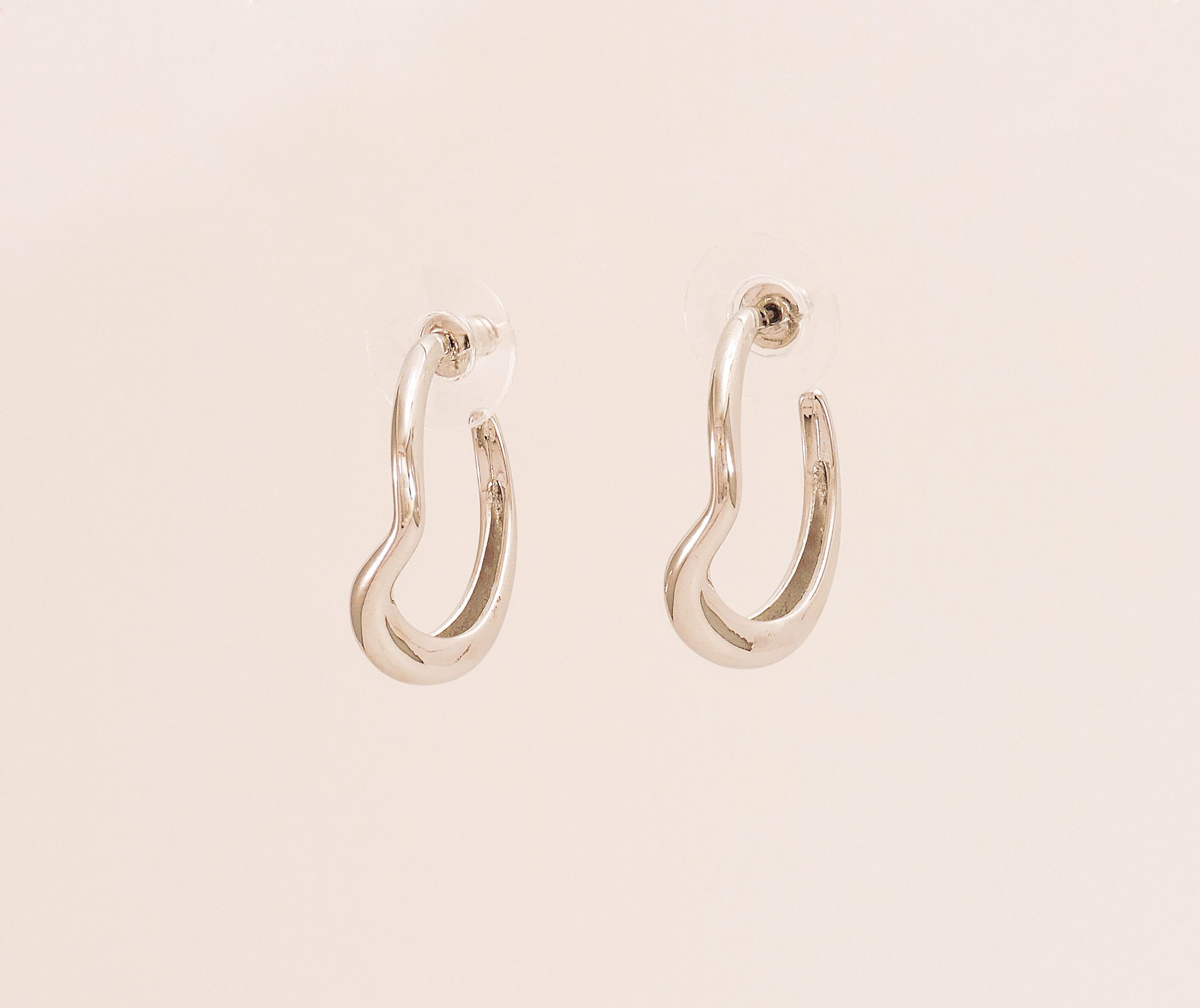 Créoles argentées Cloé