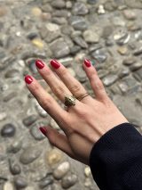 bague bohème réglable dorée