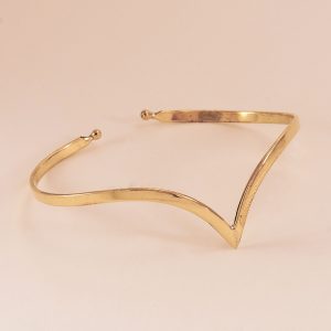 Bracelet femme en laiton doré