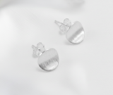 Boucles puces argent