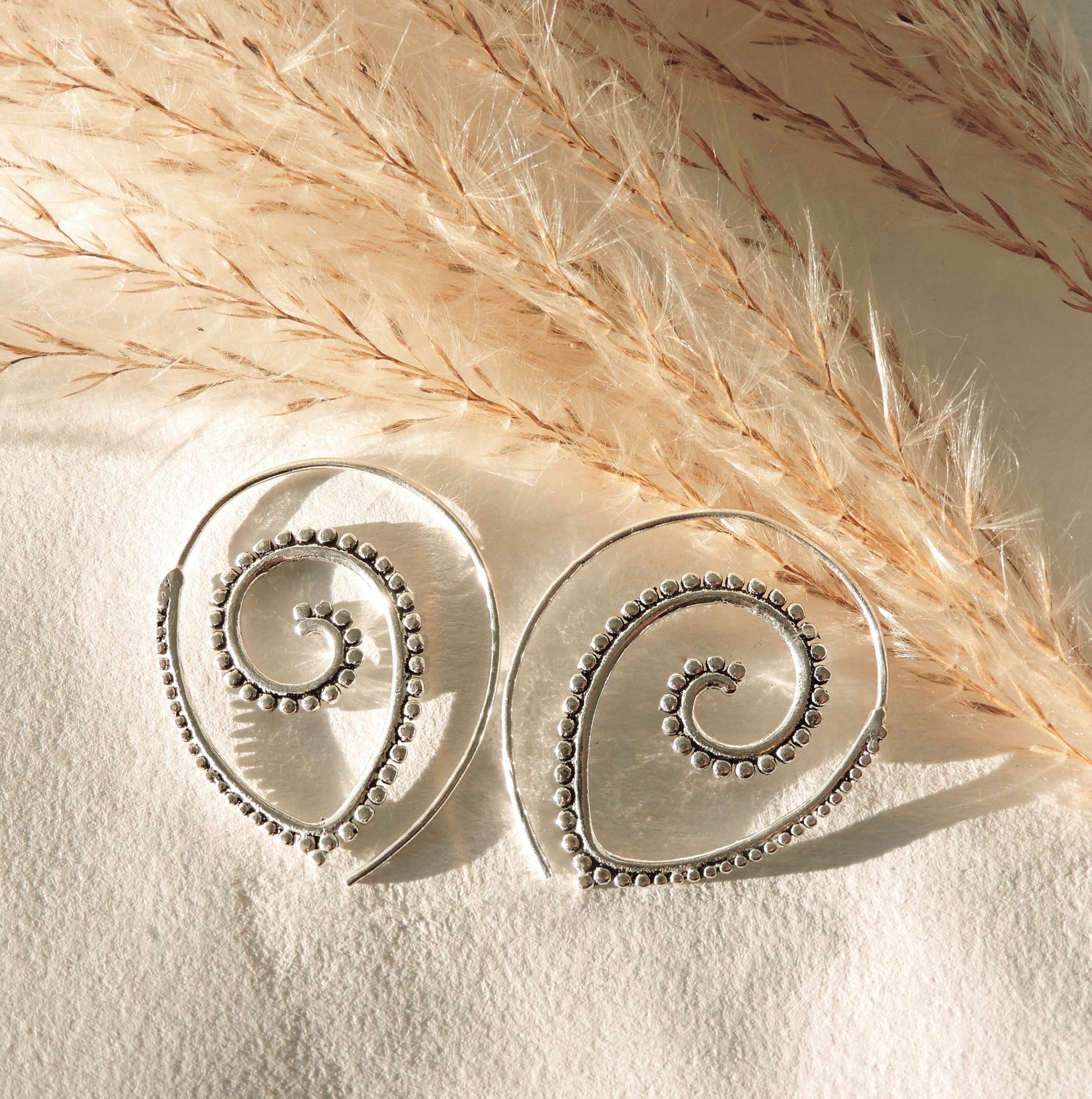 Boucles d'oreilles spirales Boucles d'oreilles spirales