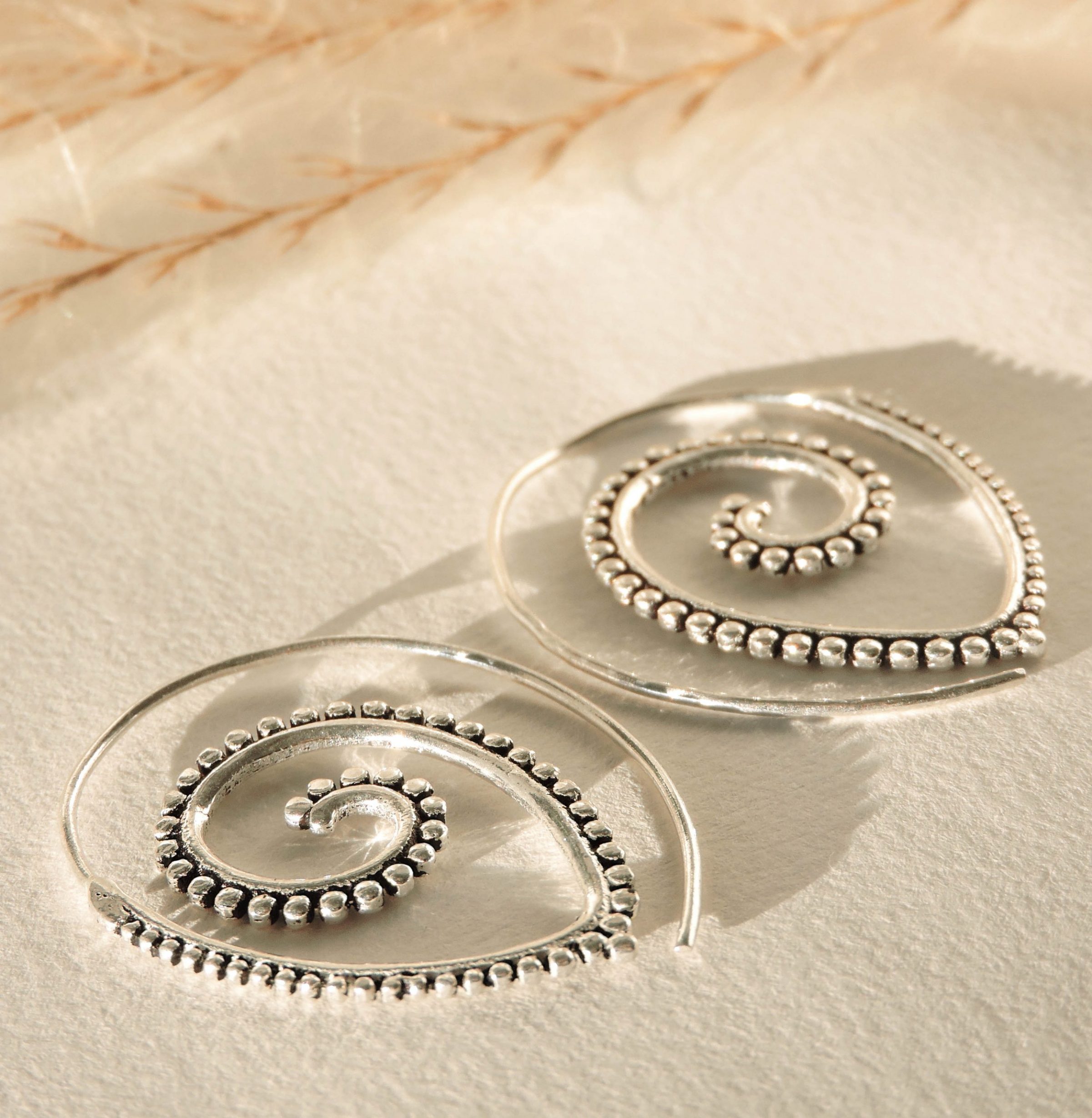 Boucles d'oreilles spirales Boucles d'oreilles spirales