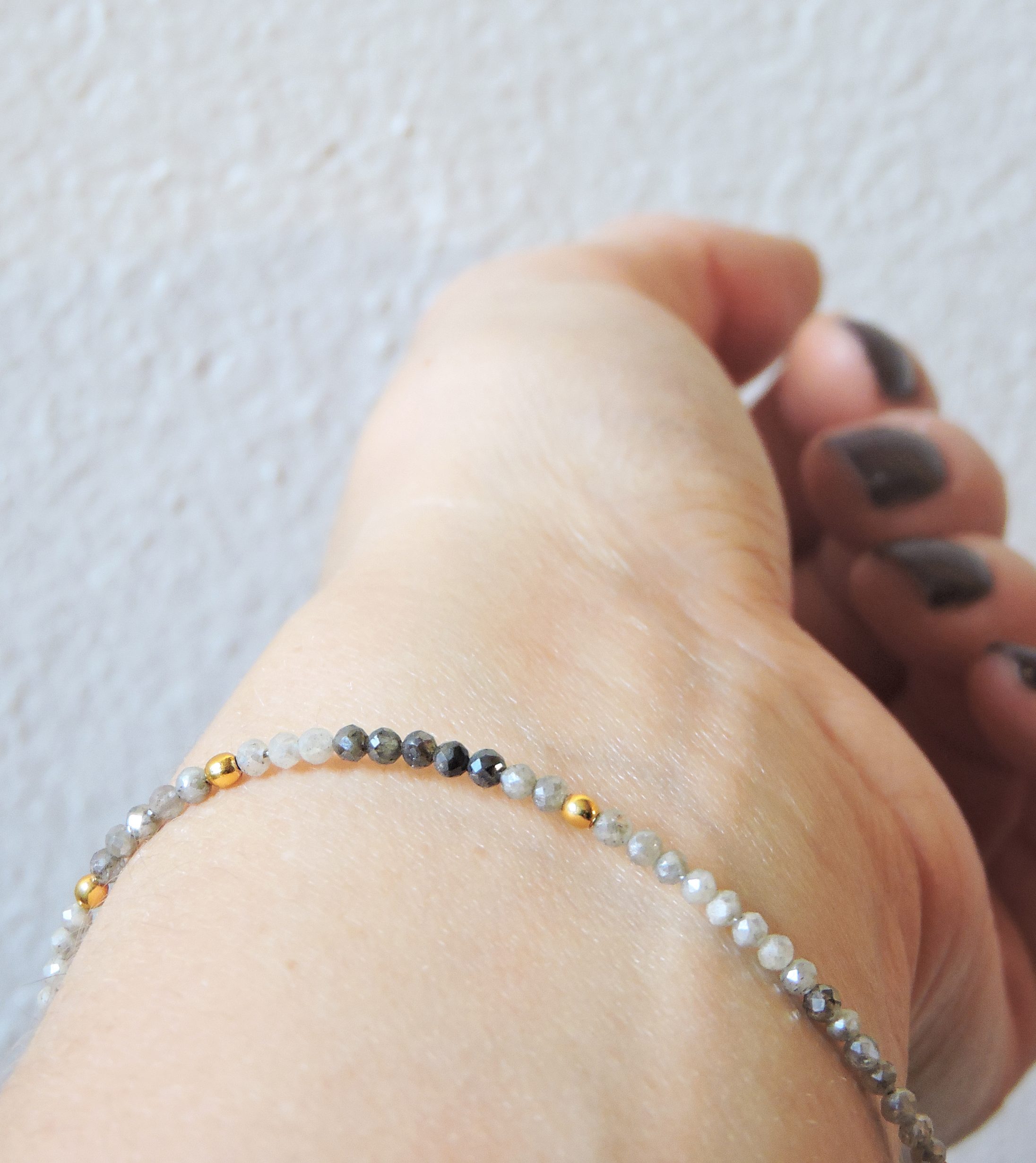 Bracelet en labradorite Bracelet en labradorite