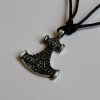 Collier étain marteau thor Collier étain marteau thor