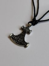 Collier étain marteau thor
