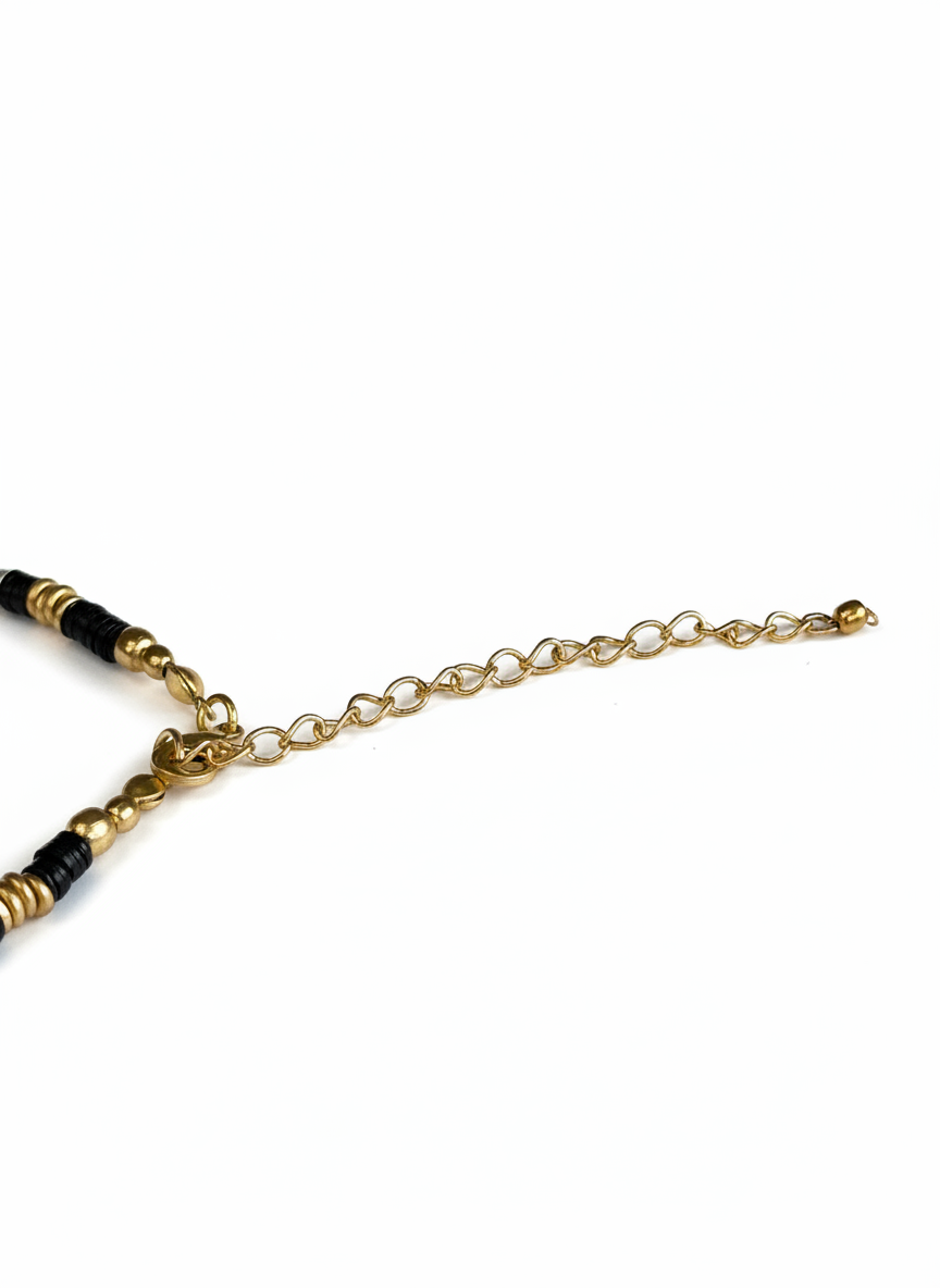 Collier perles de vinyle Collier perles de vinyle